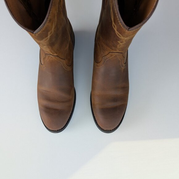 Ariat Men’s Heritage Roper Round Toe Western Boot - 9 Wide (EE) - Brown - Picture 7 of 8